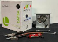 LOGICO CAT5e Bulk Ethernet Cable, NuTone Exhaust Fan, Pneumatic Tools Lot, Air Tools, 1000ft (FL 6)