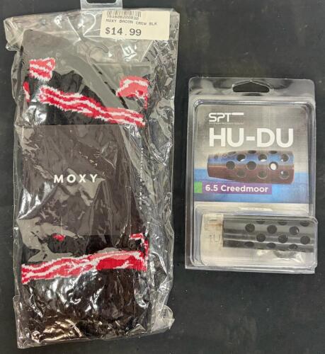 SPT HU-DU 6.5 Creedmoor Muzzle Brake, 5/8x24 Thread, New in Sealed Package, With Moxy Socks (FL 10)