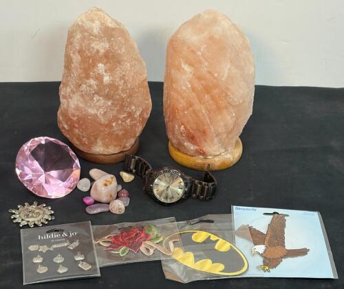 Himalayan Salt Lamps, Watch, Polish Rocks & More (FL 7)
