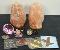 Himalayan Salt Lamps, Watch, Polish Rocks & More (FL 7)