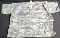 (#3) Large Military & Firefighter Uniform Lot &ndash; Camo Trousers, Jackets, Cold Weather Liner, Rescue Gear - 8