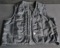(#3) Mixed Military Lot: Two Bivy Covers, Toxicologal Apron (Small), Swedish Snow Shoes, British Police Vest, U.S. Army "Decker" Jacket, Tan Trench Coat, Insulated Vest, Two Cold Weather Full Face Masks, Two Helmet Covers, and More! - 10