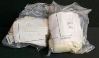 (#3) Mixed Military Lot: Two Bivy Covers, Toxicologal Apron (Small), Swedish Snow Shoes, British Police Vest, U.S. Army "Decker" Jacket, Tan Trench Coat, Insulated Vest, Two Cold Weather Full Face Masks, Two Helmet Covers, and More! - 15