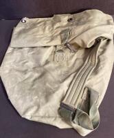 Military Surplus Lot: US Duffel, Field Cap, Holster, Rain Gear, 3x5 Confederate Flag, Web Belt ( Shelf 7 ) - 4
