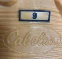 Cabela's Size 9 Thinsulate Insulated Rubber Boots, Black/Yellow Outsole, Waterproof, Hunting ( Shelf 7 ) - 3