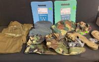 Swiss & European Military Surplus Lot &ndash; Wool Uniform Pants ( Various Sizes ), Alpenflage Gear, Web Belts, Accessories ( Shelf 10 )