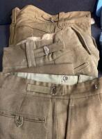 Swiss & European Military Surplus Lot &ndash; Wool Uniform Pants ( Various Sizes ), Alpenflage Gear, Web Belts, Accessories ( Shelf 10 ) - 2