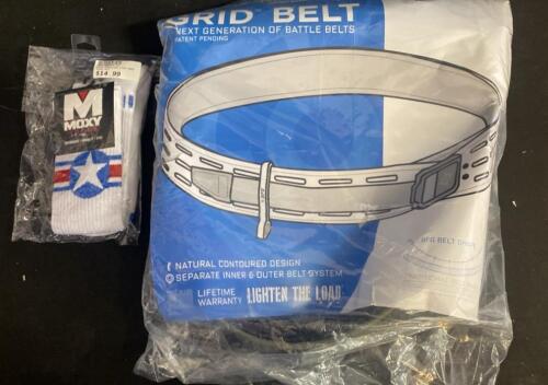 Blue Force Gear GRID Belt Battle Belt (M) Black, MOXY American Star Knee High Socks, New (9)