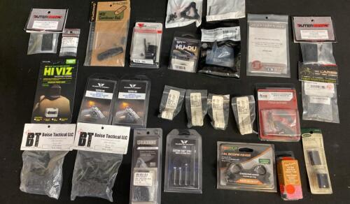 Mixed Firearm Parts Lot: Wilson Combat, Trijicon, Magpul, SIG, Hiviz, Apex, 27+ New & OEM Items (9)