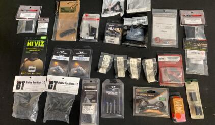 Mixed Firearm Parts Lot: Wilson Combat, Trijicon, Magpul, SIG, Hiviz, Apex, 27+ New & OEM Items (9)