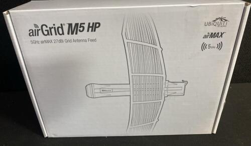 Ubiquiti airGrid M5 HP 5 GHz 27 dBi Grid Antenna Feed with 24V PoE Adapter (9)