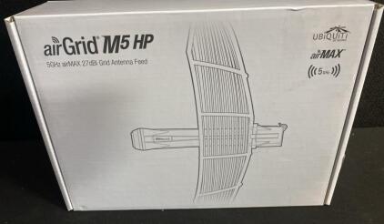 Ubiquiti airGrid M5 HP 5 GHz 27 dBi Grid Antenna Feed with 24V PoE Adapter (9)