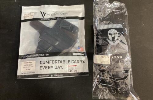 Versacarry Insurgent Deluxe IWB/OWB Holster for XD(M), Brown, Optics Compatible + MOXY Spartan Socks (9)