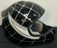 Polaris RZR Off-Road Helmet & Taotao HY-601 Full-Face Medium, ABS Shell, Vented, Black/White (FL 4) - 6