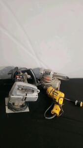 Wen Jigsaw 3700, DeWalt Drill, Black & Decker Finishing Sander &ndash; Corded Power Tool Lot Shelf-3