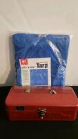 Core 6-Person Lighted Dome Tent, HFT 11' x 11' Tarp, "MY BUDDY" Toolbox, and Automotive Manuals Shelf-3 - 3