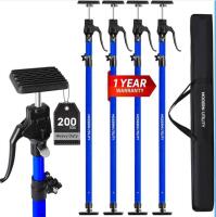 MODERNUTILITY Telescopic Drywall Support Poles, 4-Pack, 45.3-114.2 in, 200 lbs Capacity (shelf 10)
