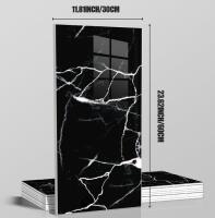 Self-Adhesive Black Marble Wall Panels, 11.8"x23.6" (30x60cm), 5-Layer, Waterproof, 9 Boxes (shelf 9) - 2