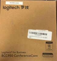Logitech BCC950 Conference Cam 1080p HD Video, Speakerphone, Skype Certified & (2) IDX Series Deep Pendant Caps (FL 9) - 3
