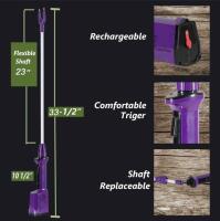 (2) Ranch Choice RC9AL Rechargeable Electric Livestock Prod, 43.5" Total Length, 33" Flexible Shaft, 2,600 mAh Battery (shelf 6) - 4