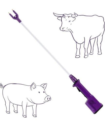 (2) Ranch Choice RC9AL Rechargeable Electric Livestock Prod, 43.5" Total Length, 33" Flexible Shaft, 2,600 mAh Battery (shelf 6)