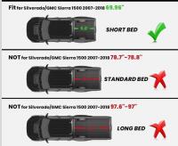 LASFIT XS-CH02B1 Truck Bed Mat for 2007&ndash;2018 Chevy Silverado/GMC Sierra 1500 5.8 ft Short Bed $300 value - 3