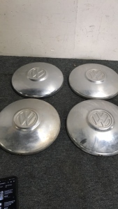 (4) Vintage Volkswagen Hub Caps