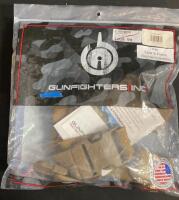 GunfightersINC Kenai Chest Holster S&W X-Frame Tan, MOXY Bacon Crew Socks Black, New (9) - 2