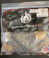 GunfightersINC Kenai Drop-Leg Holster for FN Five-Seven MK3, Kydex, Black/Tan, USA Made, New (9) - 2