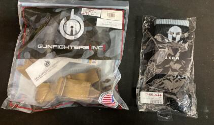 GunfightersINC Kenai Chest Holster for Ruger GP100, Coyote Brown, USA Made & MOXY Spartan Socks (9)