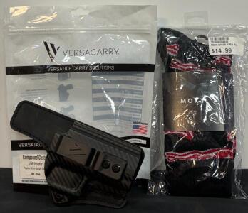 Versacarry Compound Custom IWB Holster for Springfield XDM, Right-Handed With Moxy Socks (FL 10)
