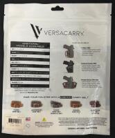 Versacarry Compound Custom IWB Holster for Springfield XDM, Right-Handed With Moxy Socks (FL 10) - 5