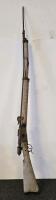 Swiss Vetterli M.81 Rifle Turned Home Decor/Yard Decor, 52" Length, Relic Condition