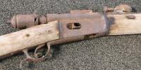 Swiss Vetterli M.81 Rifle Turned Home Decor/Yard Decor, 52" Length, Relic Condition - 2