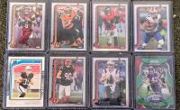 Football Card Lot - Mostly Modern Rookies, Parallels, And Inserts; Joe Burrow, Jayden Daniels, Travis - 3