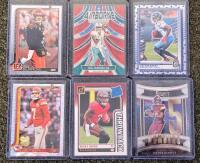 Football Card Lot - Mostly Modern Rookies, Parallels, And Inserts; Joe Burrow, Jayden Daniels, Travis - 4