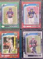 Football Card Lot - Mostly Modern Rookies, Parallels, And Inserts; Joe Burrow, Jayden Daniels, Travis - 5