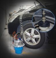 Pneumatic Brake Bleeder Kit, 5L Stainless Tank, 140 PSI, 13ft Hose, Universal & Vehicle Adapters - 2