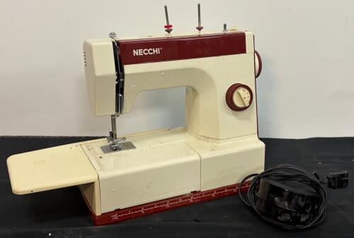 Necchi 802 Mechanical Sewing Machine, 80W Motor, 115V, Free Arm, Includes Foot Pedal (FL 5000)