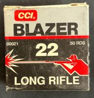 .22 LR Ammunition Lot &ndash; Peters High Velocity, Remington CBee, CCI Blazer, 350 Rounds - 2