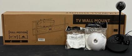 ViewZ VZ-AM03 Full-Motion TV Wall Mount, 37&ndash;70", 132 lbs, Max VESA 800x400, Steel Construction