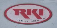 RKI Utility Truck Flatbed with Integrated Headache Rack and Tool Box, 8'4"x6", Steel Construction - 6