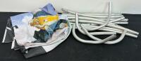 6ft x 5ft & 8ft x 7ft Curved Aluminum Trade Show Display Frame Kits with Fabric Graphic and Carrying Case (FL 13) - 6