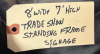 6ft x 5ft & 8ft x 7ft Curved Aluminum Trade Show Display Frame Kits with Fabric Graphic and Carrying Case (FL 13) - 9