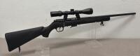 Savage 93R17 .17 HMR Bolt Action Rifle, 21&rdquo; Barrel, Synthetic Stock, Bushnell Scope, SN 0547942 - 2