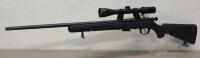 Savage 93R17 .17 HMR Bolt Action Rifle, 21&rdquo; Barrel, Synthetic Stock, Bushnell Scope, SN 0547942 - 4