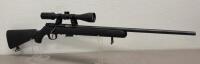 Savage 93R17 .17 HMR Bolt Action Rifle, 21&rdquo; Barrel, Synthetic Stock, Bushnell Scope, SN 0547942 - 5