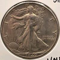 1940-S Silver Walking Liberty Half Dollar - 2