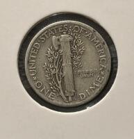 1941 Mercury Dimes, 90% Silver, Circulated Condition - 3