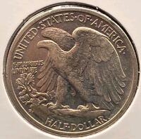 1942-D Silver Walking Liberty Half Dollar - 4
